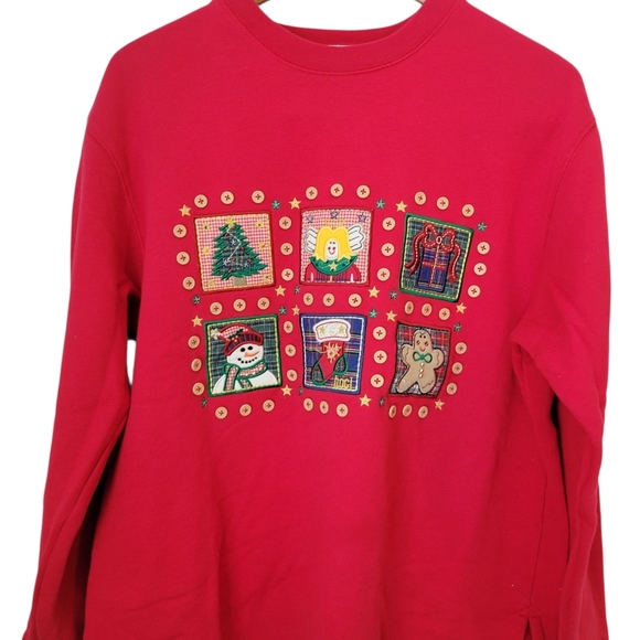 Westbound Red Festive Sweatshirt - Picture 1 of 3